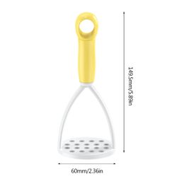 Mashed Potato Masher Squeezed Potato Masher Fruit and Vegetable Tool Kitchen Gadget Kitchen Accessories Plastic Material