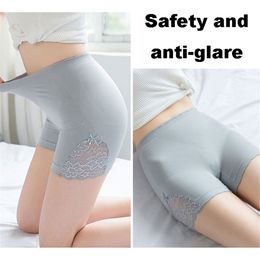 Gift Anti-glare Boxer Briefs Outer Wear Ladies Lace Leggings Safety Pants Breathable Belly Panties