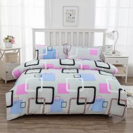 Simple Line Pattern Bedding Multi Size Bed Sheet Duvet Cover Pillowcase Single Bedding Single Duvet Cover