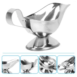 Plates Seasoning Cup Stainless Steel Creamer Dipping Steak Sauce Container Household Saucer