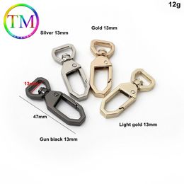 10-50Pcs Metal Swivel Lobster Clasps Clip D Ring Eye Trigger Buckle Custom Snap Hook Diy Bag Webbing Straps Accessories