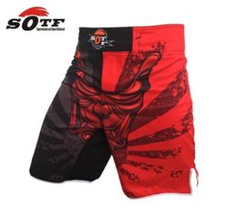 SOTF MMA men039s boxer shorts short catch cage kick boxing fighting redwhiteblack muay thai boxing bad boy pretorian sanda 202524120