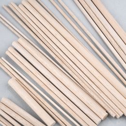 Round Wooden Stick Balsa Solid Wood Crafts Model Making Dowel DIY Durable Dowel Building Model Woodworking Tool