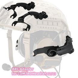 Hearangel Tactical Helmet Fast Ops Core ARC Rail Adapter Accessory, Suitable for COMTAC II COMTAC III Tactical Headset Shooting