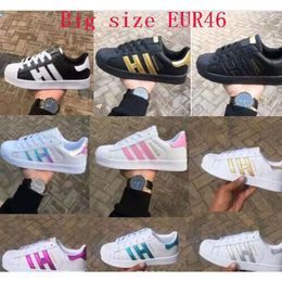 designer casual shoes Sports Mens shoes fashion Superstar Flat Shoes For Women Lightweight PU Leather Breathable Shoe Mens Flat White Tenis Shoes Zapatillas Hombre