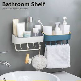 Wall-mounted Bathroom Corner Shelf Without Drilling Rustproof Space Aluminium Shower Storage Shampoo Holder Bathroom Accessories