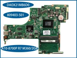 Motherboard Original 809403501 for HP Pavilion 17G Laptop Motherboard DAOX21MB6D0 108700P R7 M360/2GB 2160864018 100%Teste