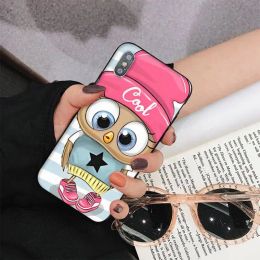 Girl Gifts Owl lovers Phone Case For iPhone 14 11 12 13 Mini Pro XS Max Cover 6 7 8 Plus X XR SE 2020 Funda Shell