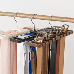 Tie Belt Hanger Wardrobe Belt Rotating Organiser Rack Multifuctional Scarf Hanger Home Closet Storage Holder