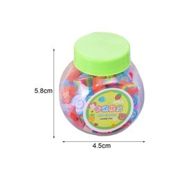 TPR 50Pcs Great Creative Super Mini Colorful Erasers Birthday Gift Charming Erasers Exquisite Shape for Office