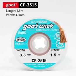 100% Original Japanese High Quality GootT Desoldering Wick with Braided Copper Wire CP-2015 CP-1515 CP-3015 CP-3515 CP-2515