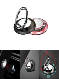 Universal car phone holder Ring Holder Stand Finger Kickstand 360°Rotation Metal Ring Hand Grip for Magnetic Car Mount For iPhone 5464558