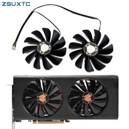 Pads New 95MM CF1010U12S FDC10U12S9C RX 5700 XT GPU fan for XFX 5600XT RX 5700 5700XT graphics card cooling fan