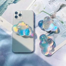 Korea Aurora Laser Orso cellulare Porta del telefono Tocket TOK per iPhone 13 pieghevole Copied Auto pieghevole Piegatura Piega mobile