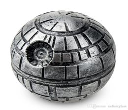 Other Smoking Accessories Death star tobacco grinders 2inches 3 Layers herb PokeBall Grinder Round Aluminium3839401