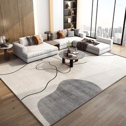 Carpets Light Luxury Living Room Carpet Modern Simple Sofa Coffee Table Blanket Short Wool Cushion Bedroom Floor Mat Resistance To Dirt