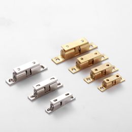 KK&FING 40-70mm Double Ball Catch Brass Door Latch Cabinet Door Touch Bead Wardrobe Door Switch Buckle Type Cabinet Suction