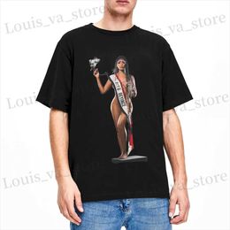 Men's T-Shirts Men Women Shirt Beyonce Cowboy Carter New Album Accessories Fashion Cotton Short Slve 2024 Tour T Shirts Round Neck Tops T240411