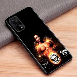 Silicone Case For Realme GT 5G Master Neo2 GT2 7i 8i 9i 5 6 7 8 9 Pro Coque Soft Fundas Cover 2PAC Tupac Shakur Gangsta Rapper