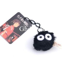 Top New 15quot 4CM My Neighbor Totoro Dust Soot Plush Doll Anime Collectible Keychains Pendants Stuffed Soft Toys3584151