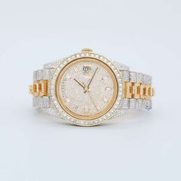 Luxury Looking Fully Watch Iced Out For Men woman Top craftsmanship Unique And Expensive Mosang diamond Watchs For Hip Hop Industrial luxurious 90898