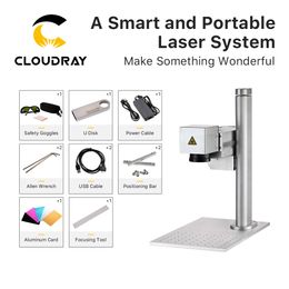 Cloudray 20W Fibre Laser Marking Machine EasyMarker Protable Fibre Laser JPT M8 MOPA for DIY Colour Marking Machine