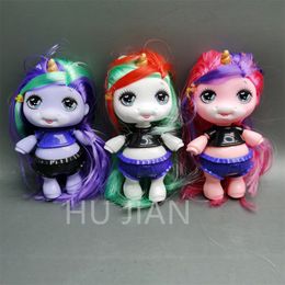 New 1PC/3Pcs/set Unicorn DollLittle Monster Slime Doll Parents Give Children Holiday Gifts