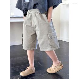 Trousers Children's Shorts 2024 Summer Korean Edition Work Pent Pants Western Style