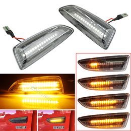 1Pair Dynamic Flowing Blinker Lamp LED Side Marker Turn Signal Light For Opel Zafira Tourer Astra J K Buick Regal Car Accessorie