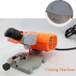 45 Degree Mini Cutting Machine Bench Cut-off Saw Steel Blade Diy Tools For cutting Metal Wood Plastic With Adjust Mitre Gauge