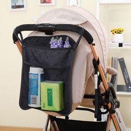 Infant Pram Cart Mesh Hanging Storage Bag Baby Trolley Bag Stroller Organizer Seat Pocket Carriage Bag Stroller Accessories