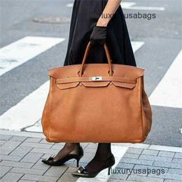 Designer Handbags Fashion 50cm Totes bags Large Capacity Business Trip Luggage Men's and Women's Commuting Bag 50 Large Travel Bag Han WN-SCZ6