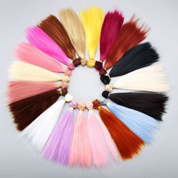 1PC High Quality Synthetic Fiber High-temperature Wire DIY Dolls Accessories Doll Wigs Wig Hair Long Straight
