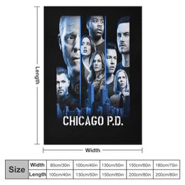 Black Graphic Chicago Med.Thank You For The Memories Signatures Throw Blanket Personalised Gift Decorative Blankets