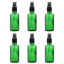 Storage Bottles 6 PCS Spray Essential Oil Bottle Liquid Dispensers Empty Glass Travel Sub Medicinal