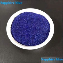 Nail Art Kits Glitter Normal Series Dark Sapphire Blue Colour Powder Dust Flash Cosmetic Material Diy Decoration 500G/Bag Drop Delivery Otddh