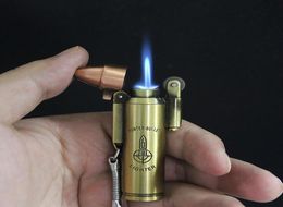 Bullet Torch Turbo Lighter Metal Butane Cigar Lighter Retro Gas Cigarette 1300 C Windproof Lighter Smoking Accessories7016861