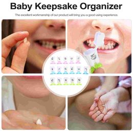 50pcs Tooth Keepsake Box Baby Teeth Saver Small Baby Teeth Storage Organiser
