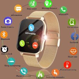 Watches Original Smart Watch Clock Fitness Heart Monitor Sport Smartwatch Bluetooth Calls Watches for Men Women PK Huawei Amazfit 2023