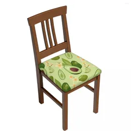 Chair Covers Cover Avocado Floral Bar Stool Solid Seat Slip Dining Room