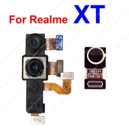 For Realme XT RMX1921 Rear Back Main Camera Front Facing Selfie Camera Flex Cable Module Parts