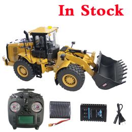 In Stock KABOLITE K966 100S 1/16 RC Hydraulic Loader Metal Bulldozer Model RTR with Battery Charger Boy RC Car Toy Gift