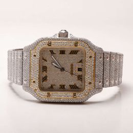 Luxury Looking Fully Watch Iced Out For Men woman Top craftsmanship Unique And Expensive Mosang diamond Watchs For Hip Hop Industrial luxurious 87413
