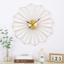 Wall Clocks Iron Art Clock For Living Room Creative Decoration Modern