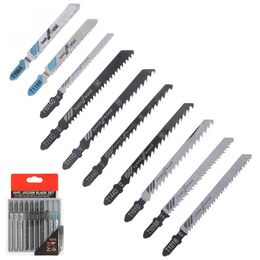STONEGO 10PCS Metal and Steel Jigsaw Blade Set for Cutting Plastic and Wood Compatible with Reciprocating Saws Woodworking Tools