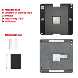 PD-A Amaoe Universal BGA Reballing Stencil Magnetic Base For Phone Motherboard Middle Frame CPU RAM IC Chip Planting Tin Fixture