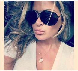 Big Brand Design Aviation Sunglasses Men Fashion Shades Mirror Female Sun Glasses For Women Eyewear Kim Kardashian Oculo9546771