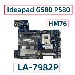 Motherboard FRU: 90000119 90001175 90001508 For Lenovo Ideapad G580 P580 15.6 Inch Laptop Motherboard LA7982P With HM76 Chipset HD4000 DDR3