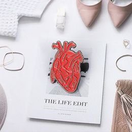 2023 Trend Red Heart Series Backpack Pins Versatile Souvenir Organs Love Medical Badge Wholesale