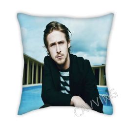 Ryan Gosling 3D Print Polyester Decorative Pillowcases Throw Pillow Cover Square Zipper Cases Fans Gifts Home Decor